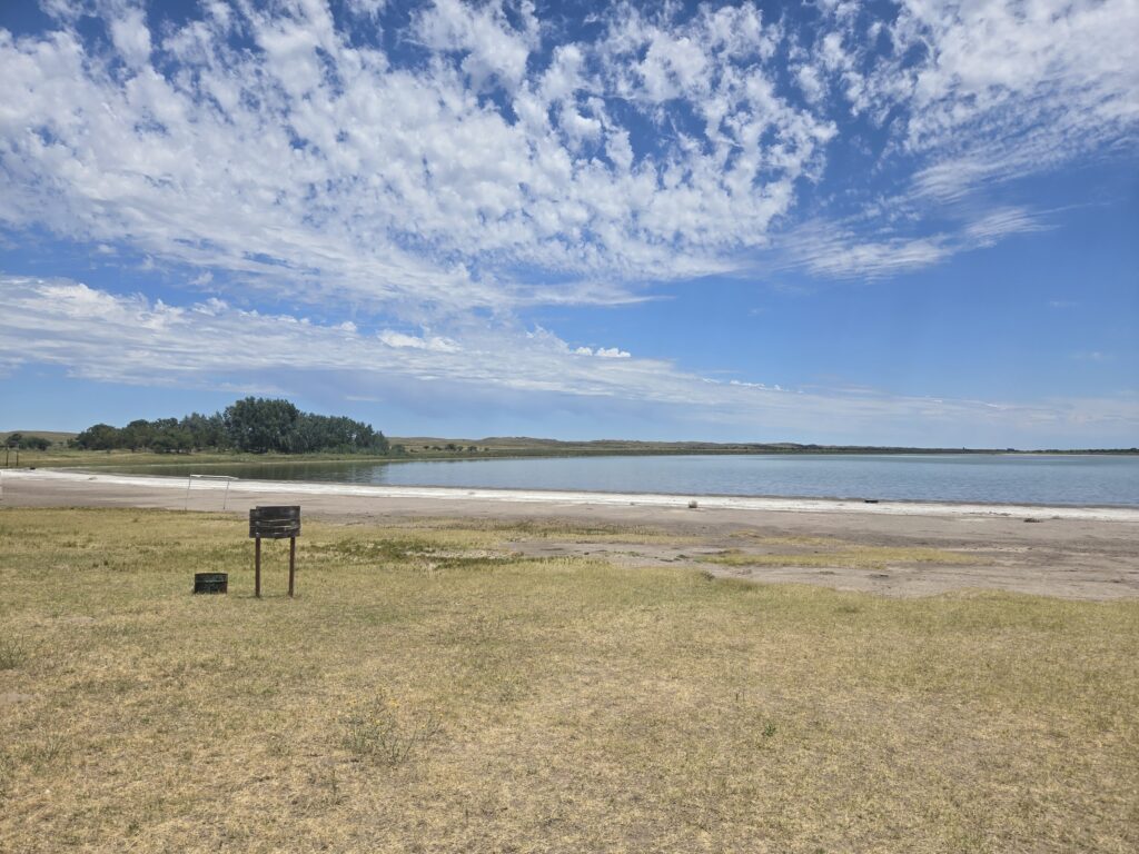 laguna di Utracan nella provincia di La pampa Argentina